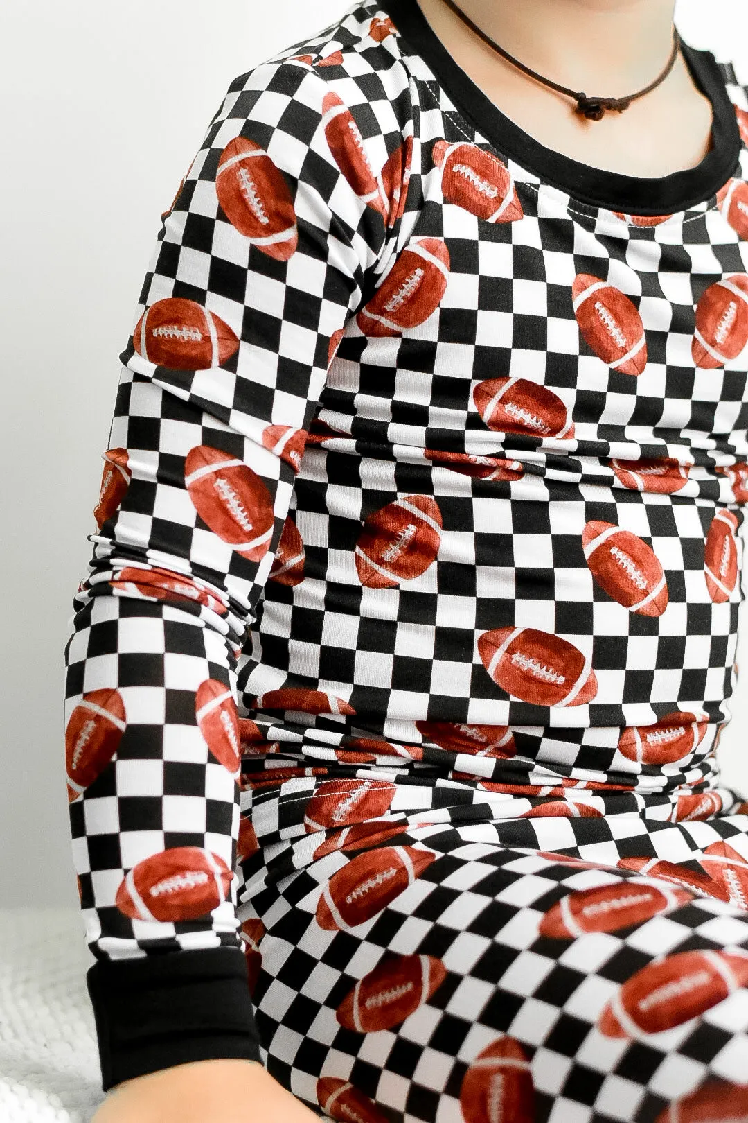 Checkered Football Dream Set Babykids_Dream-Big-Little-Co