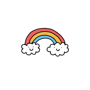 Cheery Rainbow Tattoos - Set of 2 by Tattly