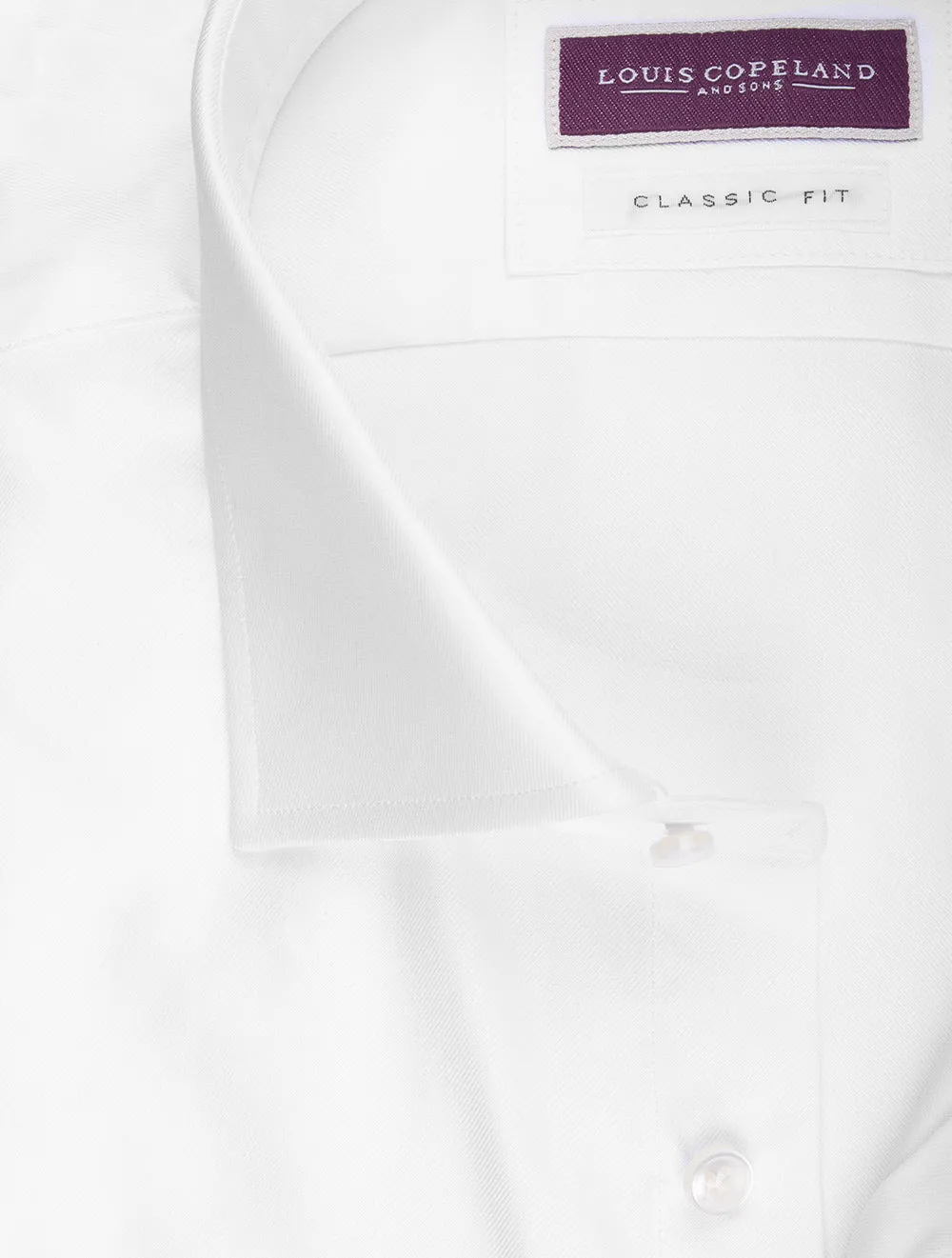 Classic Fit Thomas Mason Shirt White