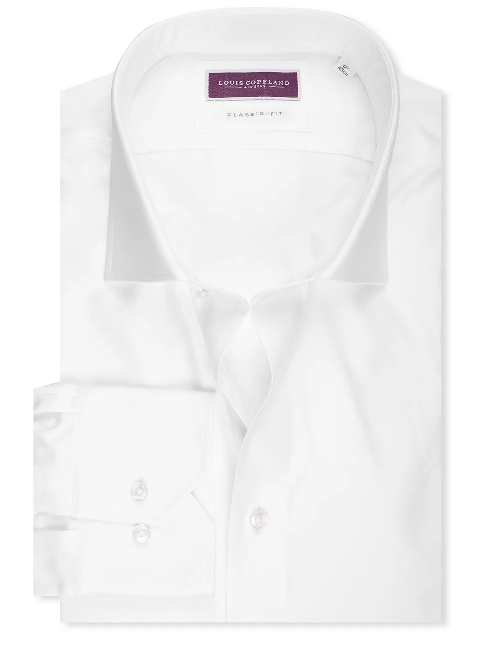 Classic Fit Thomas Mason Shirt White