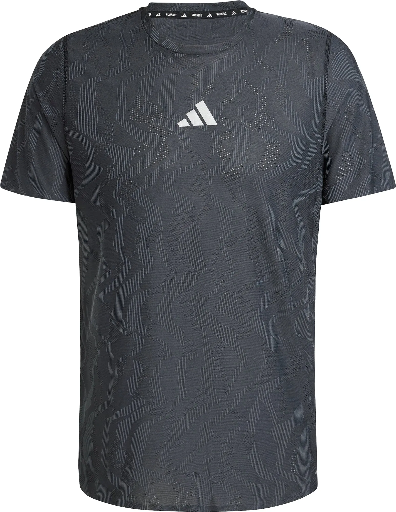 Clothing Adidas  Men adidas Ultimate Engineered ClimaCool  Short Sleeve Mens Running Top - Black