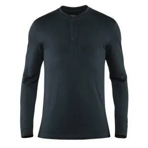 Clothing Fjallraventees Men Fjallraven Singi Merino Henley Dark Navy