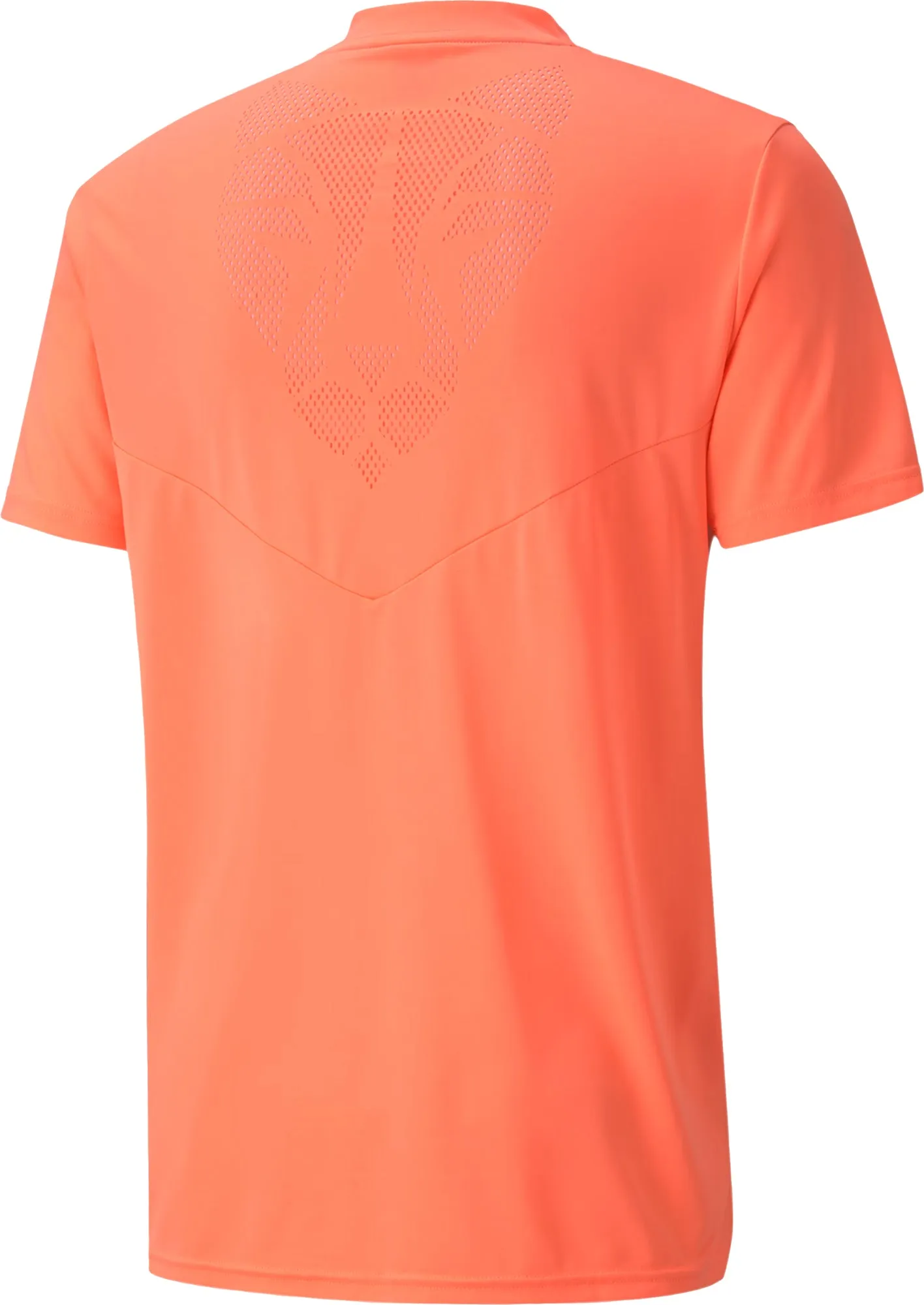Clothing Puma  Men Puma Lite Laser Cat Short Sleeve Mens Running Top - Orange