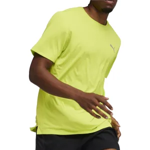 Clothing Puma  Men Puma Run Favourite Velocity Short Sleeve Mens Running Top - Green