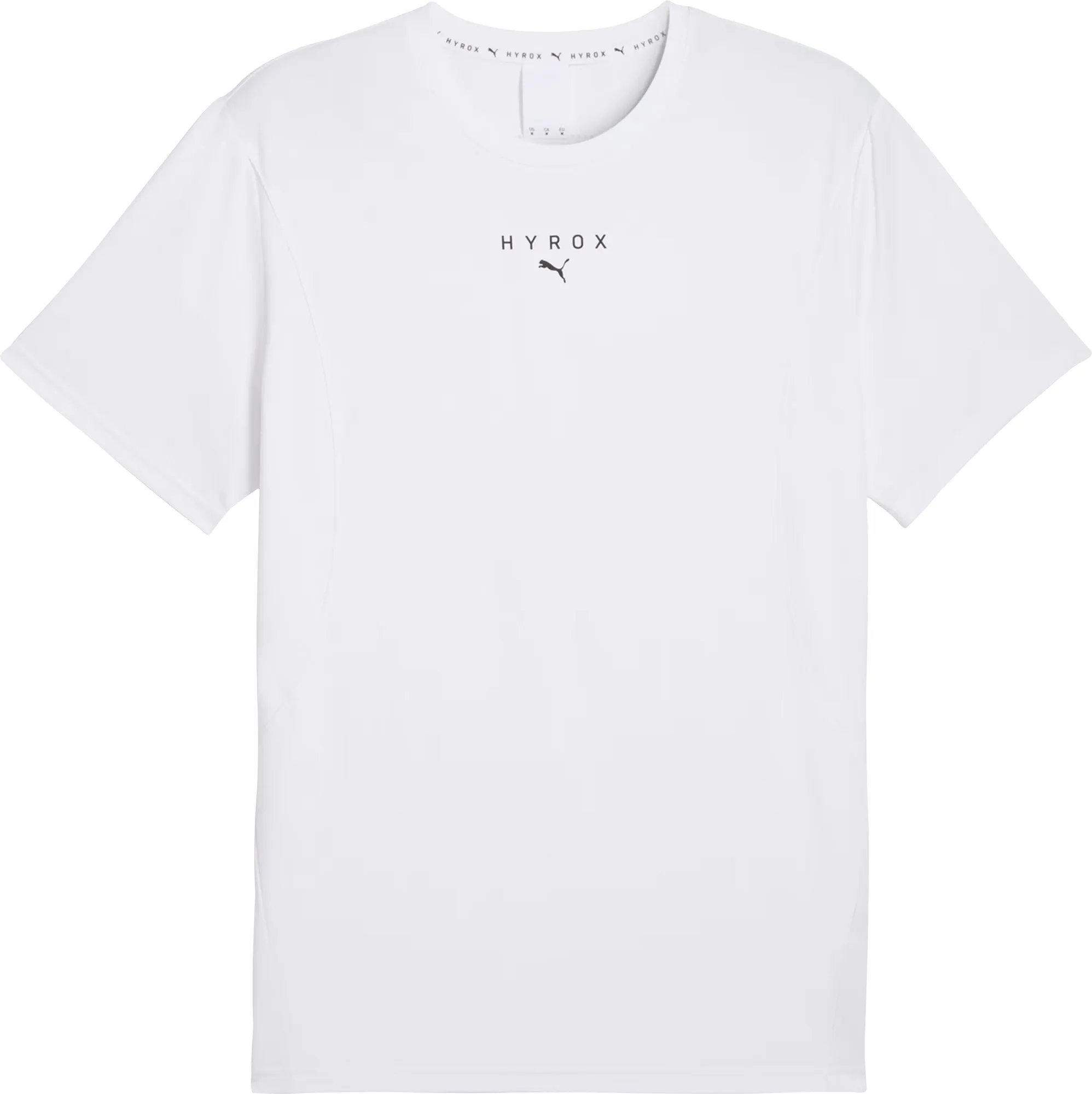 Clothing Puma  Men Puma X HYROX Cloudspun Short Sleeve Mens Training Top - White