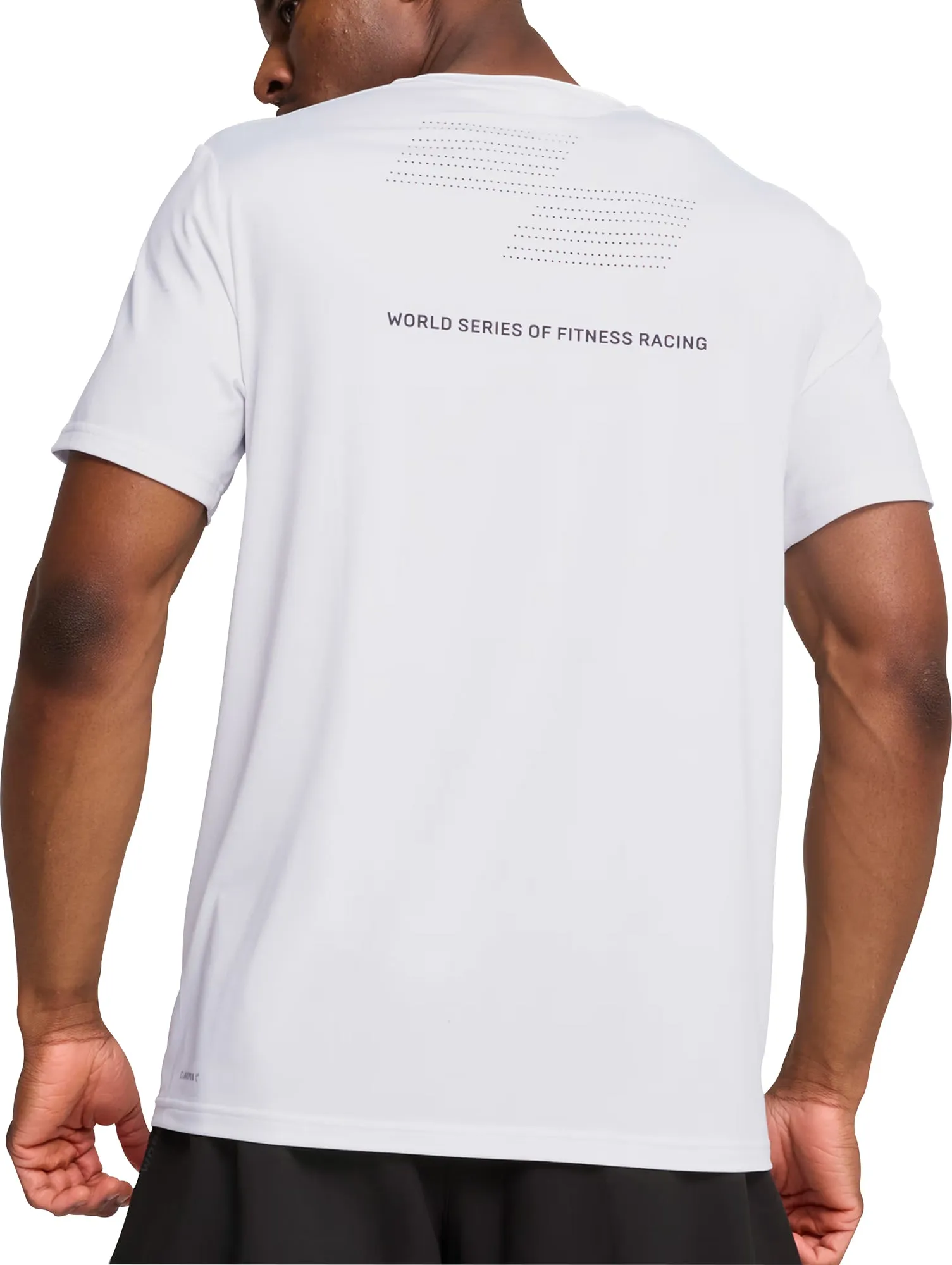 Clothing Puma  Men Puma X HYROX Cloudspun Short Sleeve Mens Training Top - White