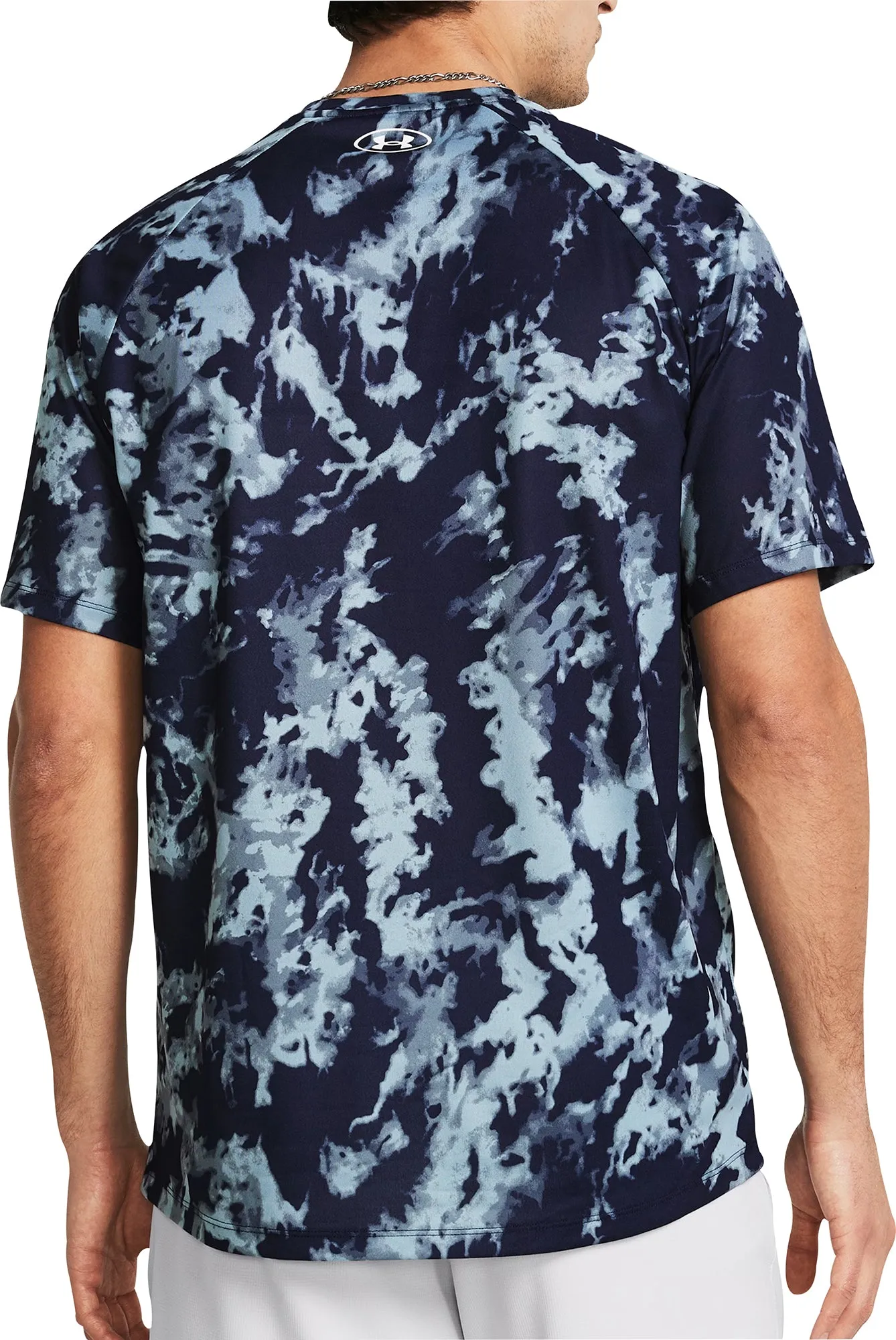 Clothing Under Armour  Men Under Armour ABC Camo Short Sleeve Mens Training Top - Blue