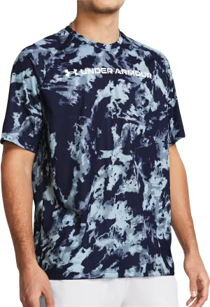 Clothing Under Armour  Men Under Armour ABC Camo Short Sleeve Mens Training Top - Blue