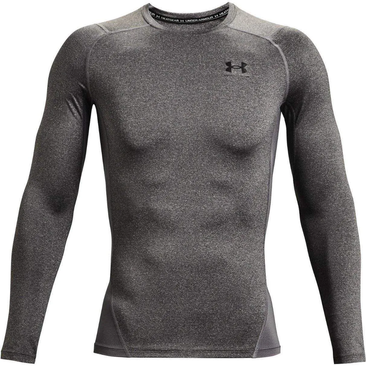 Clothing Under Armour  Men Under Armour Heatgear Armour Long Sleeve Mens Compression Top - Grey