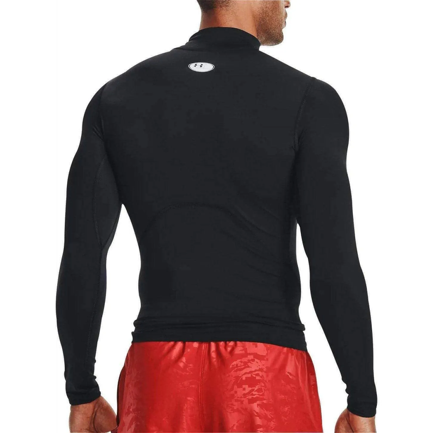Clothing Under Armour  Men Under Armour HeatGear Mock Long Sleeve Mens Training Top - Black