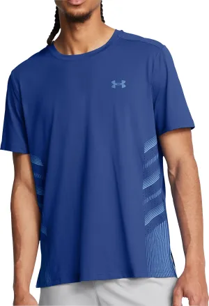 Clothing Under Armour  Men Under Armour Launch Elite Graphic Short Sleeve Mens Running Top - Blue