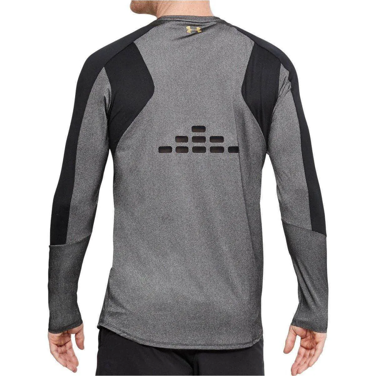 Clothing Under Armour  Men Under Armour Perpetual Fitted Long Sleeve Mens Training Top - Grey