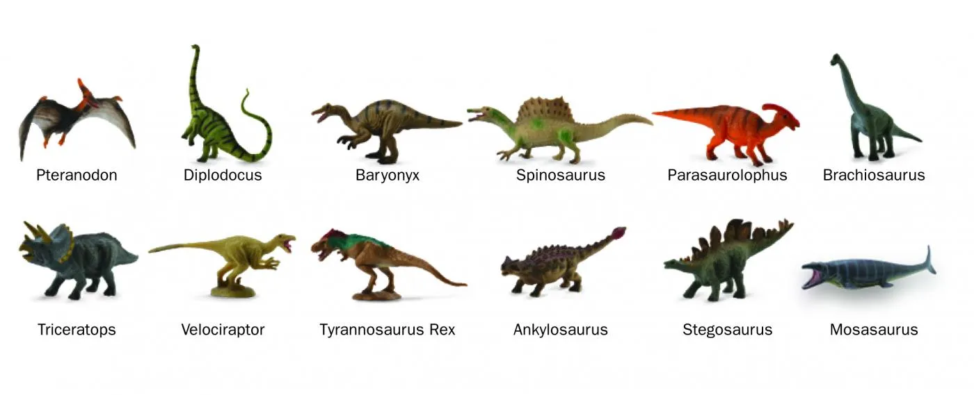Collecta Mini Dinosaur Playset Prehistoric World
