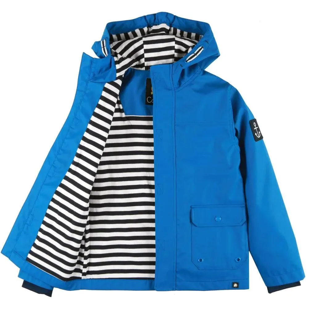 Conifere Blue Boys' Stripped Raincoat Babykids Conifere