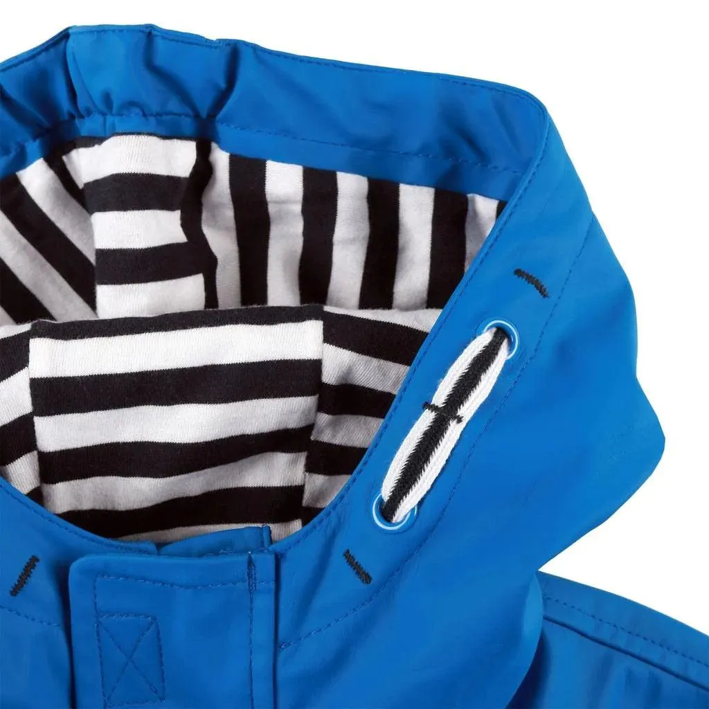Conifere Blue Boys' Stripped Raincoat Babykids Conifere