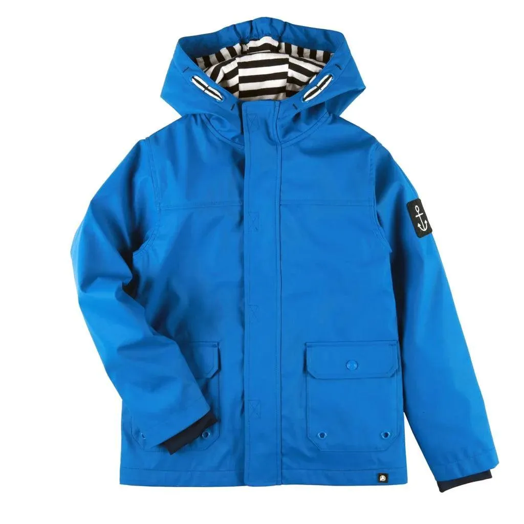 Conifere Blue Boys' Stripped Raincoat Babykids Conifere