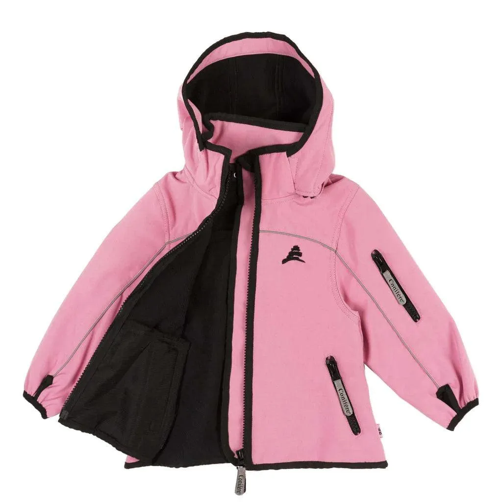 Conifere Bubble Gum Infant Girls' Soft Shell Jacket Babykids Conifere