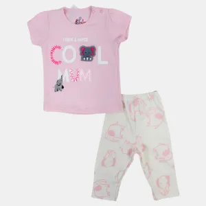Cool Mom Baby Girls' Cotton Pajama Set