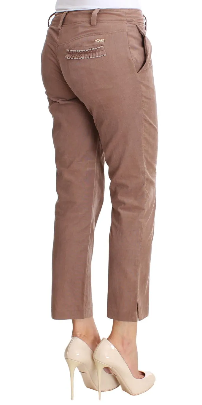 Costume National  Cropped Corduroys Women's Pants