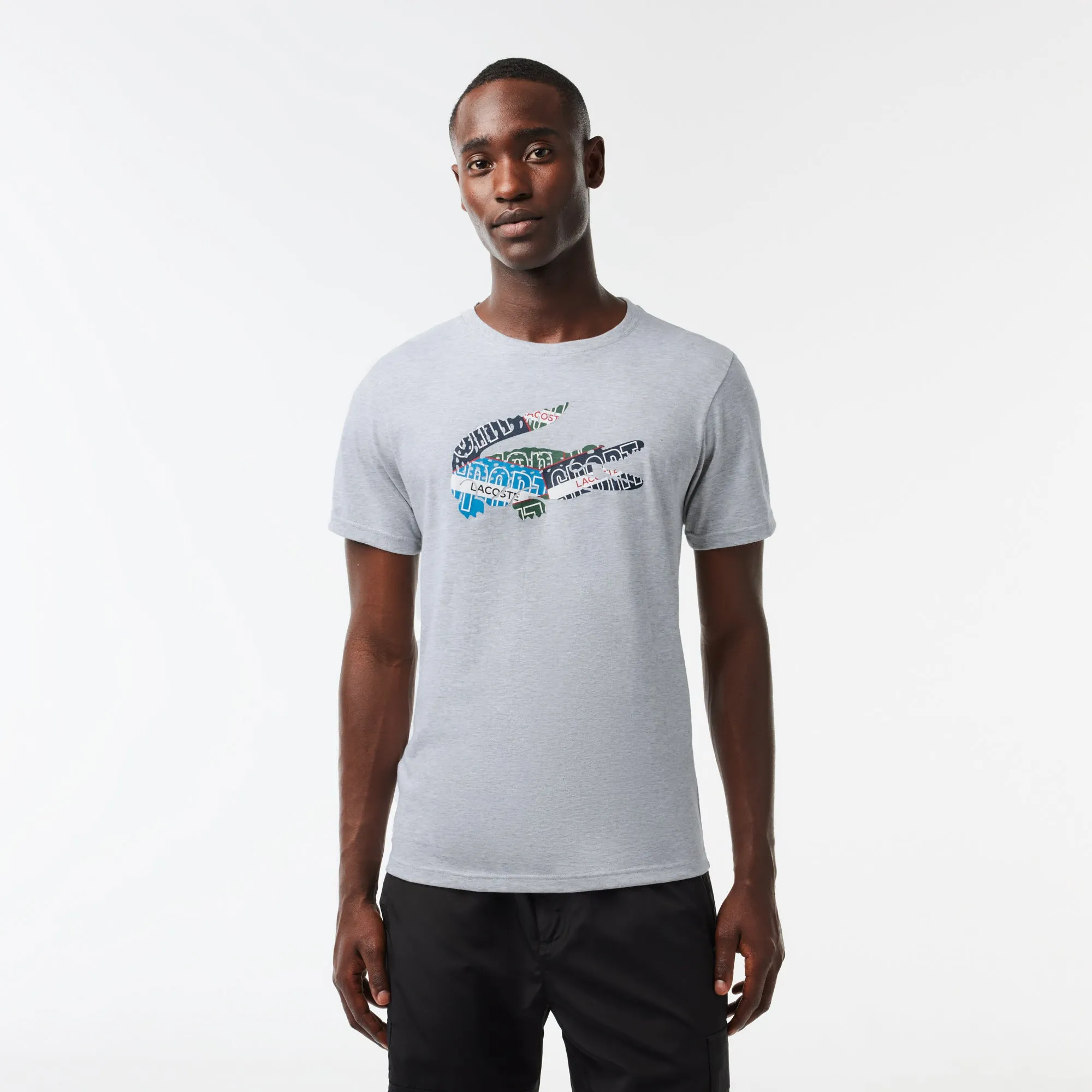 Cotton Jersey Sport T-shirt Grey Chine Patagonia Clothing