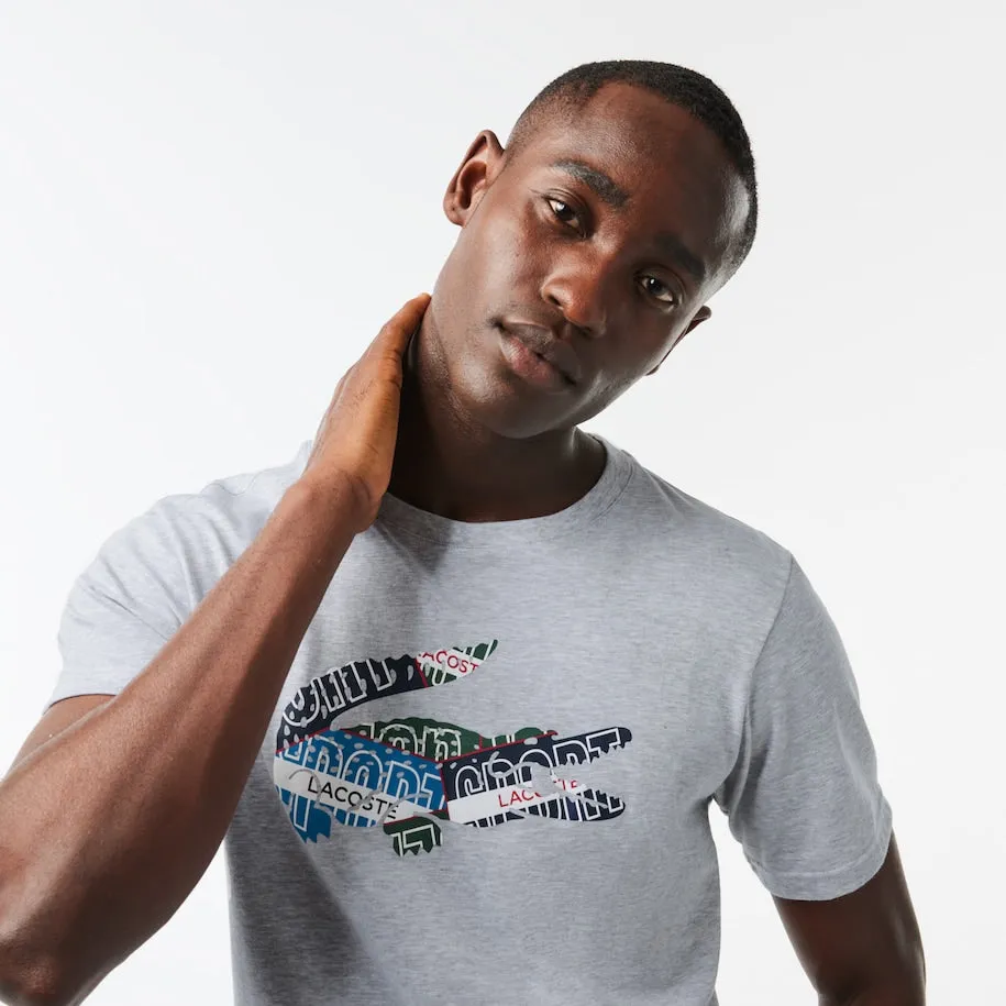Cotton Jersey Sport T-shirt Grey Chine Patagonia Clothing