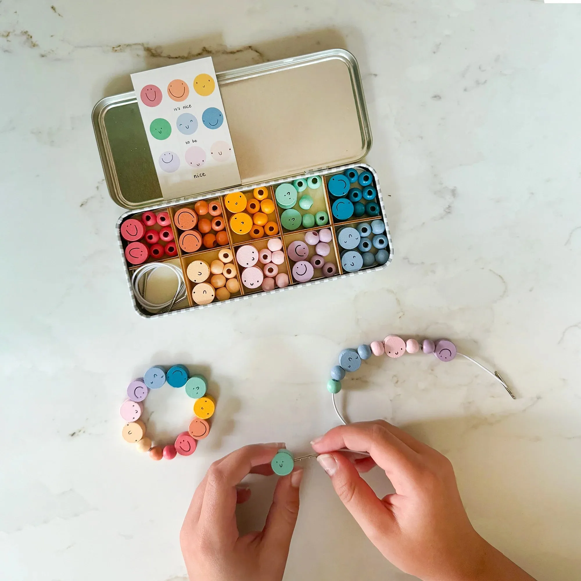 Cotton Twist: It's Nice To Be Nice Bracelet Beading Kit