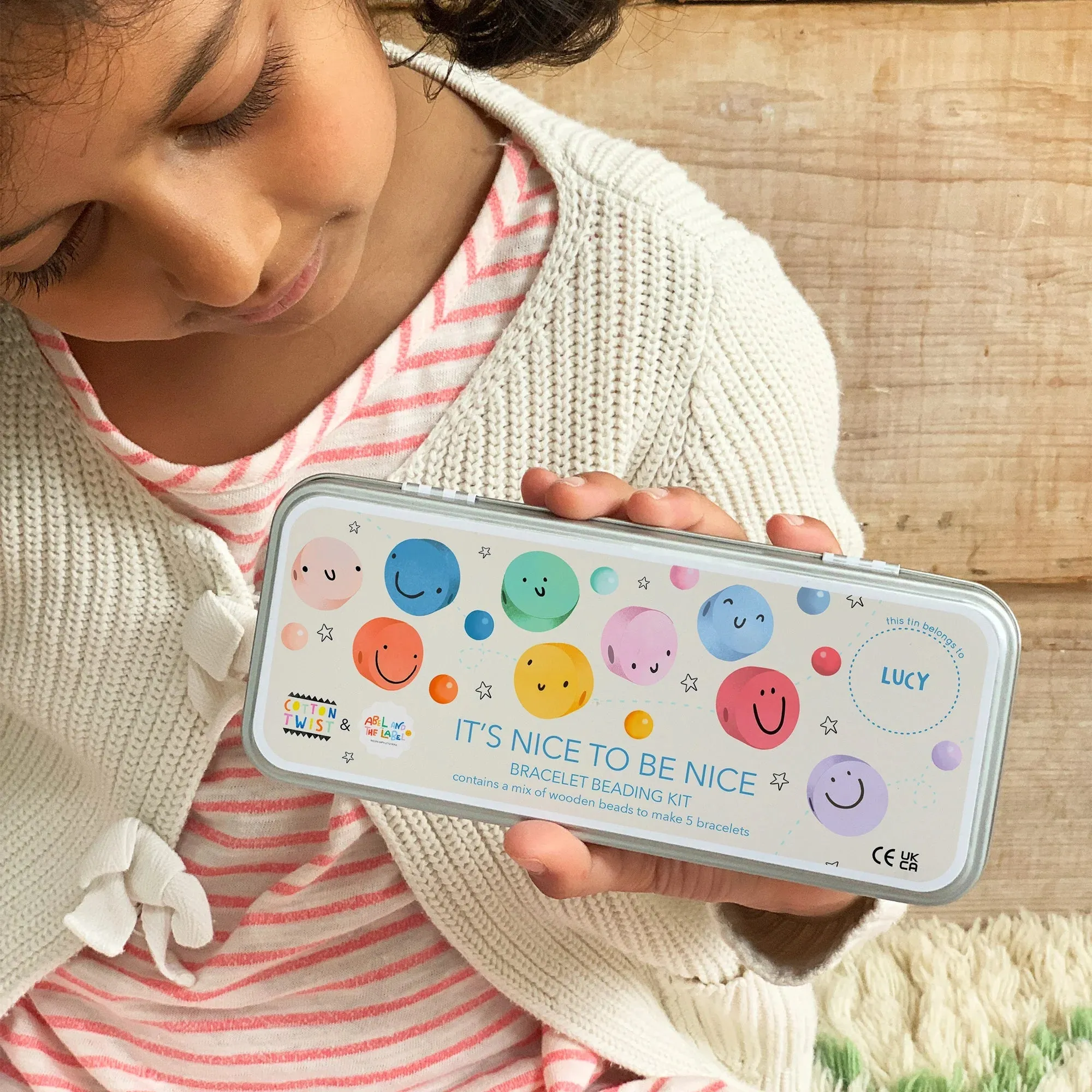 Cotton Twist: It's Nice To Be Nice Bracelet Beading Kit