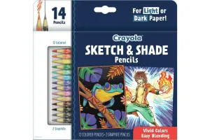 Crayola Sketch And Shade Pencils