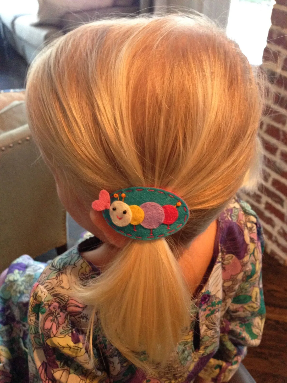 Cute Caterpillar Hair Clips by Lily   Momo