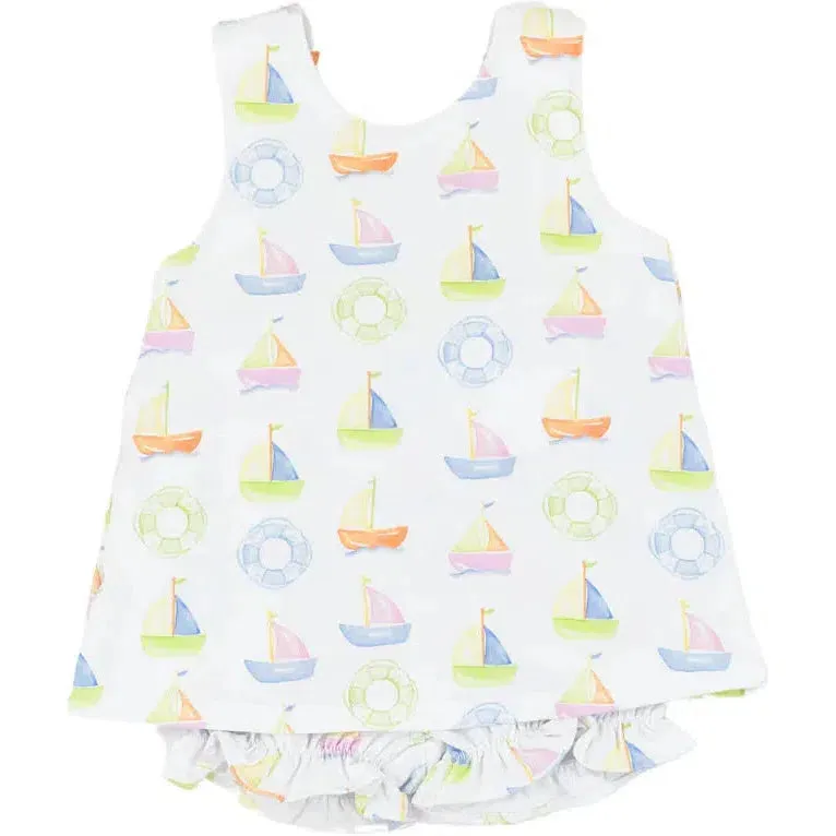 Cypress Row Sweet Sails Girls Swing Back Set