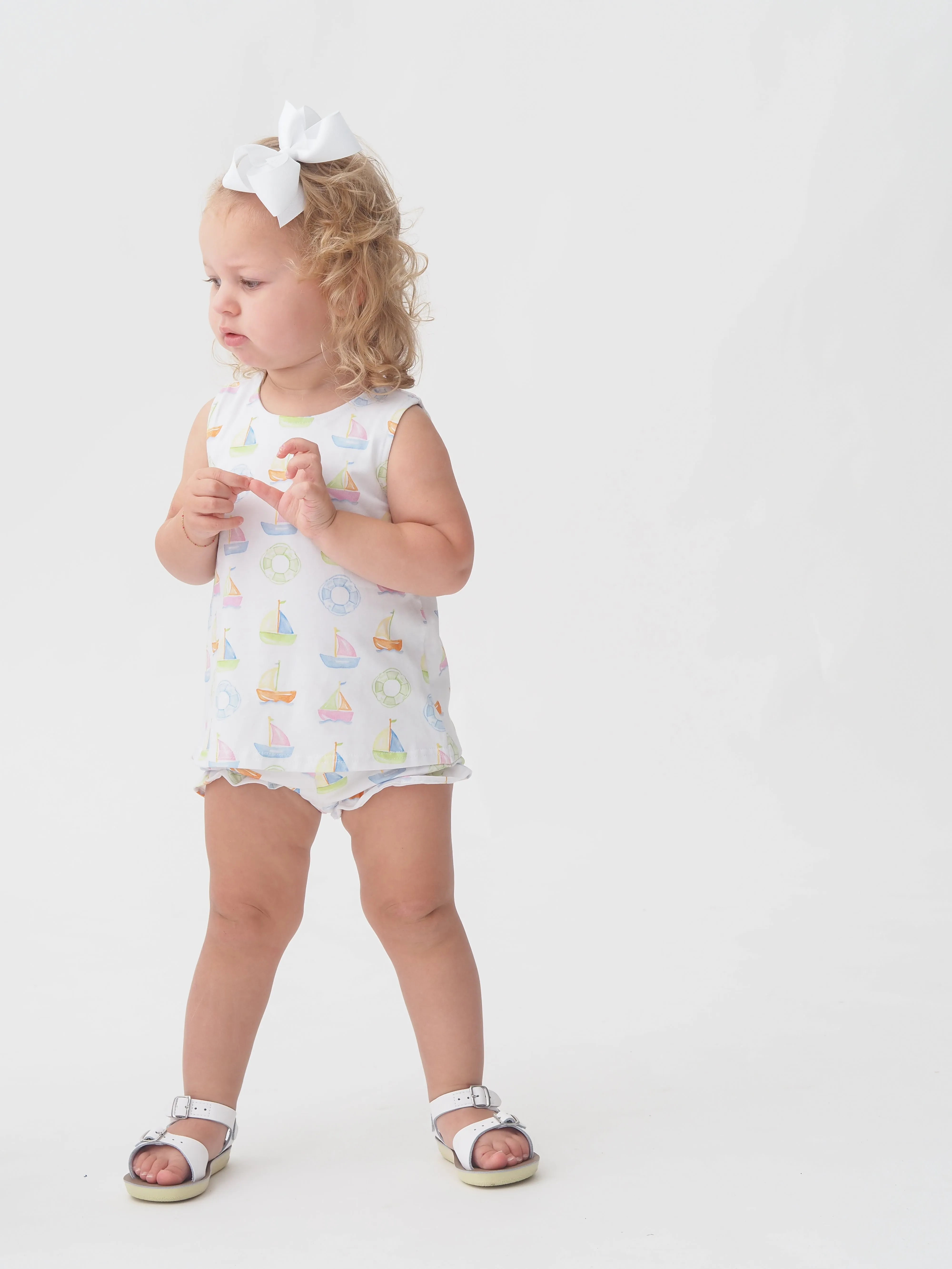 Cypress Row Sweet Sails Girls Swing Back Set