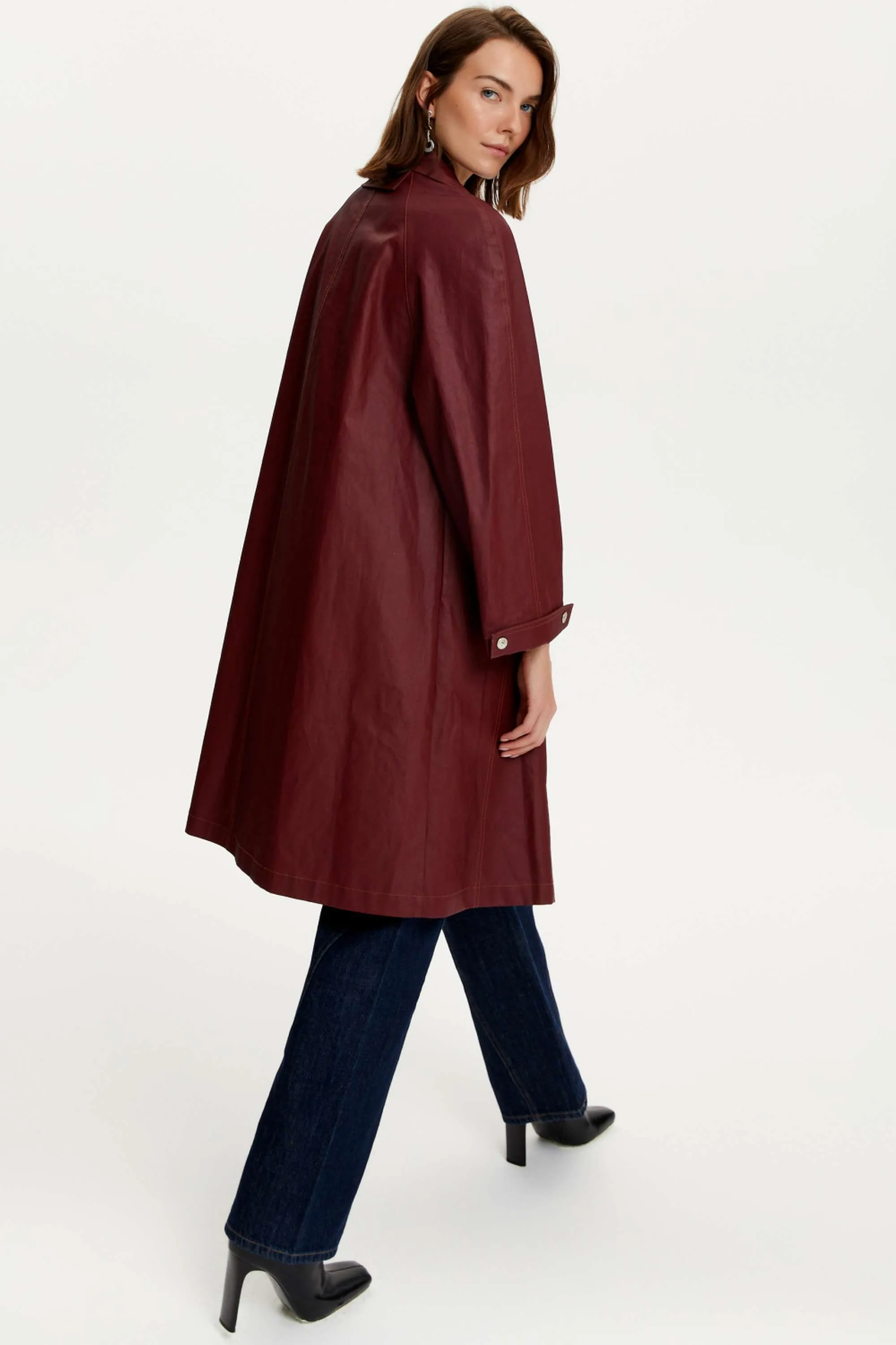 Denim Trench Coat