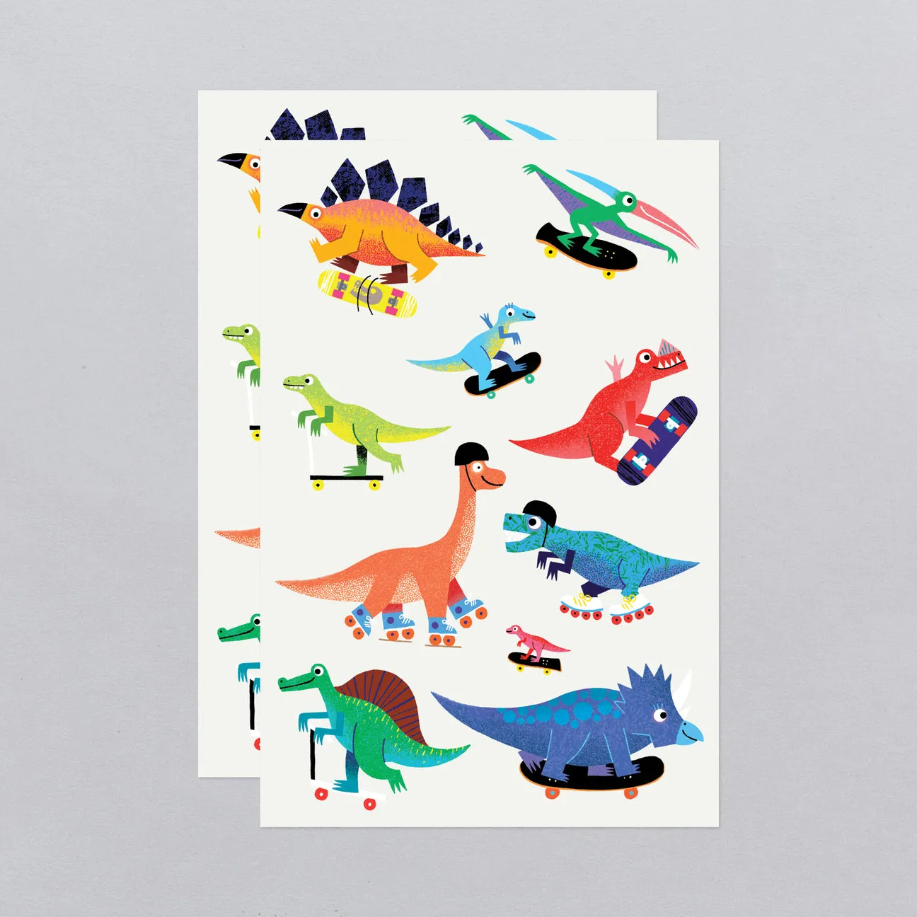 Dino Derby Sheet Tattoos - Set of 2 by Tattly