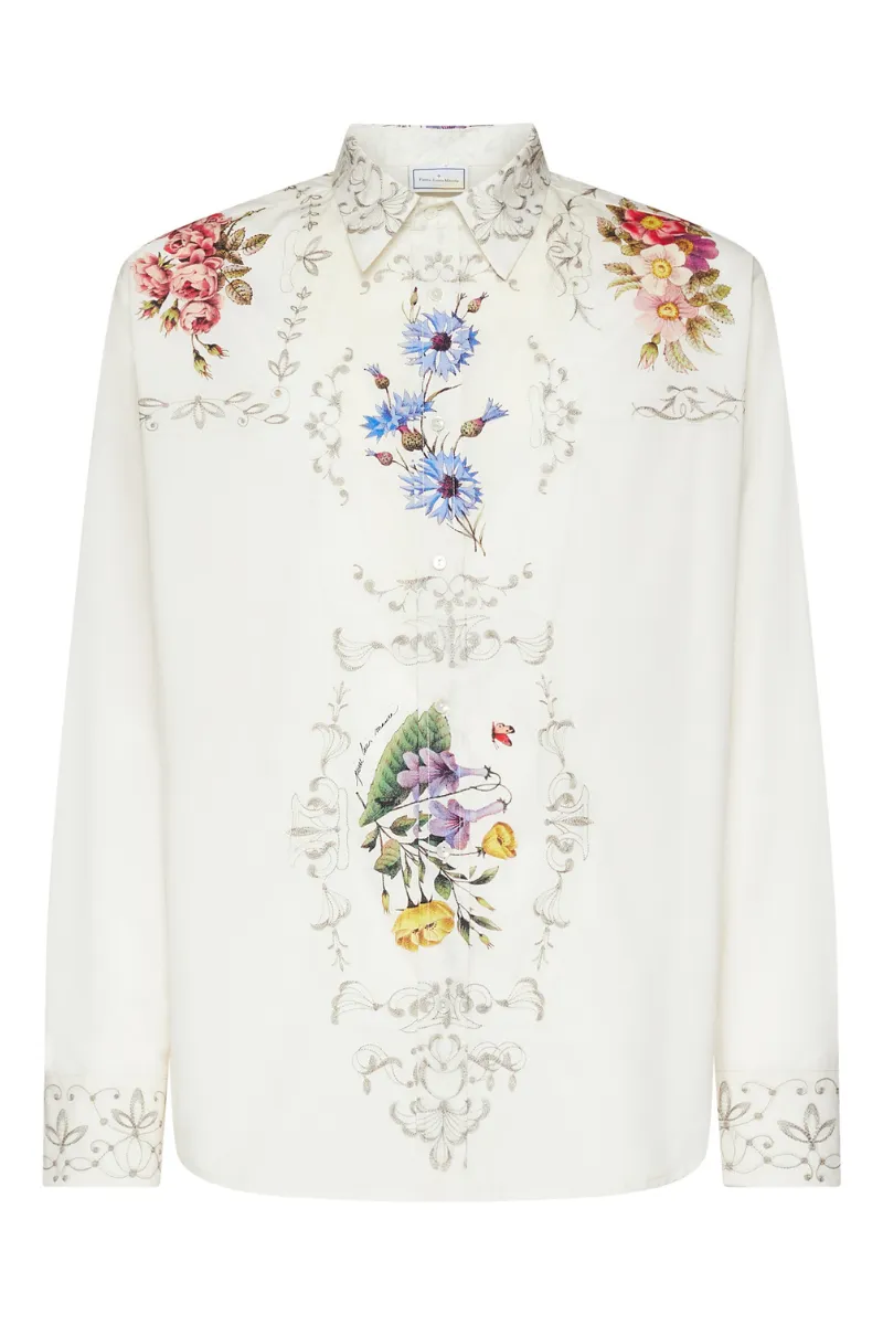 DIOMEDE Poplin Embroidered Shirt