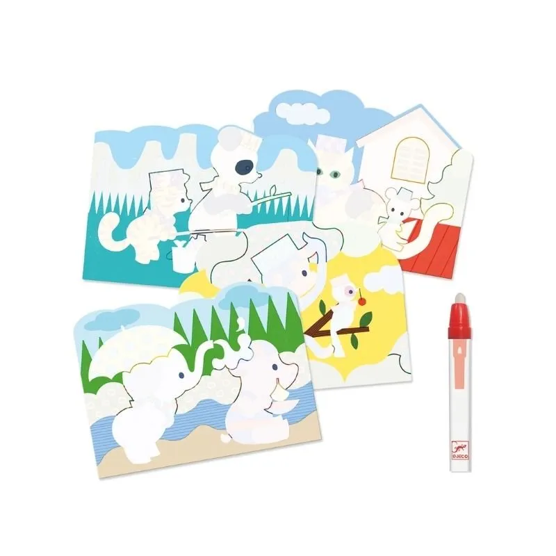 Djeco: Magic Colouring - Hidden Outside