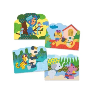 Djeco: Magic Colouring - Hidden Outside