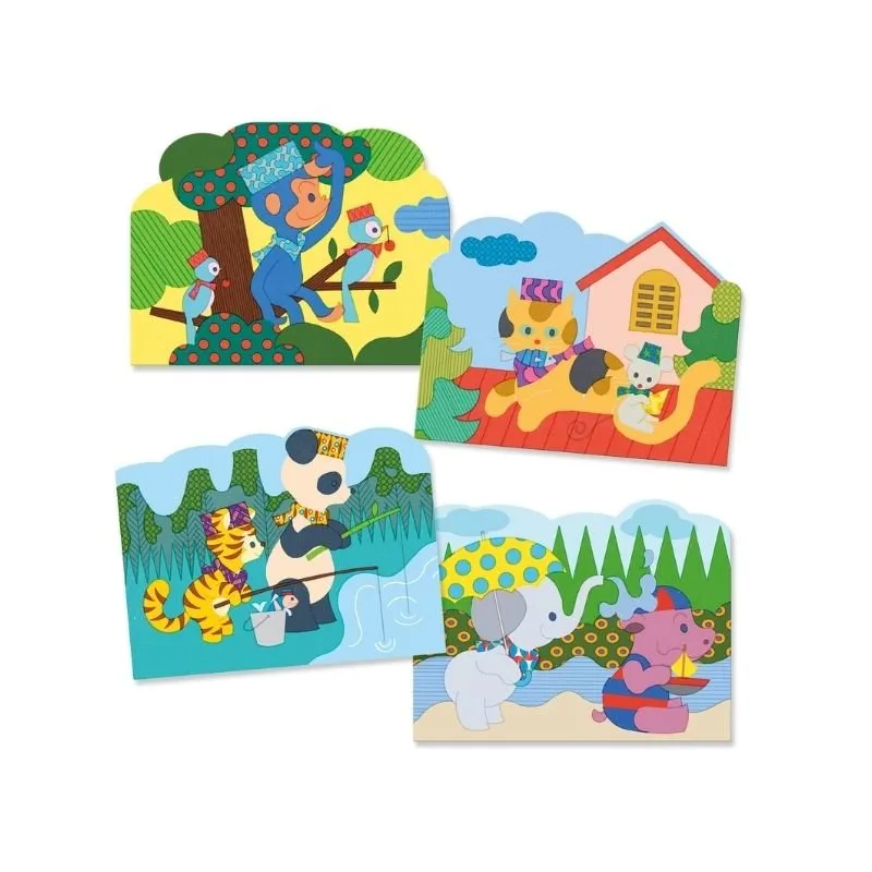 Djeco: Magic Colouring - Hidden Outside