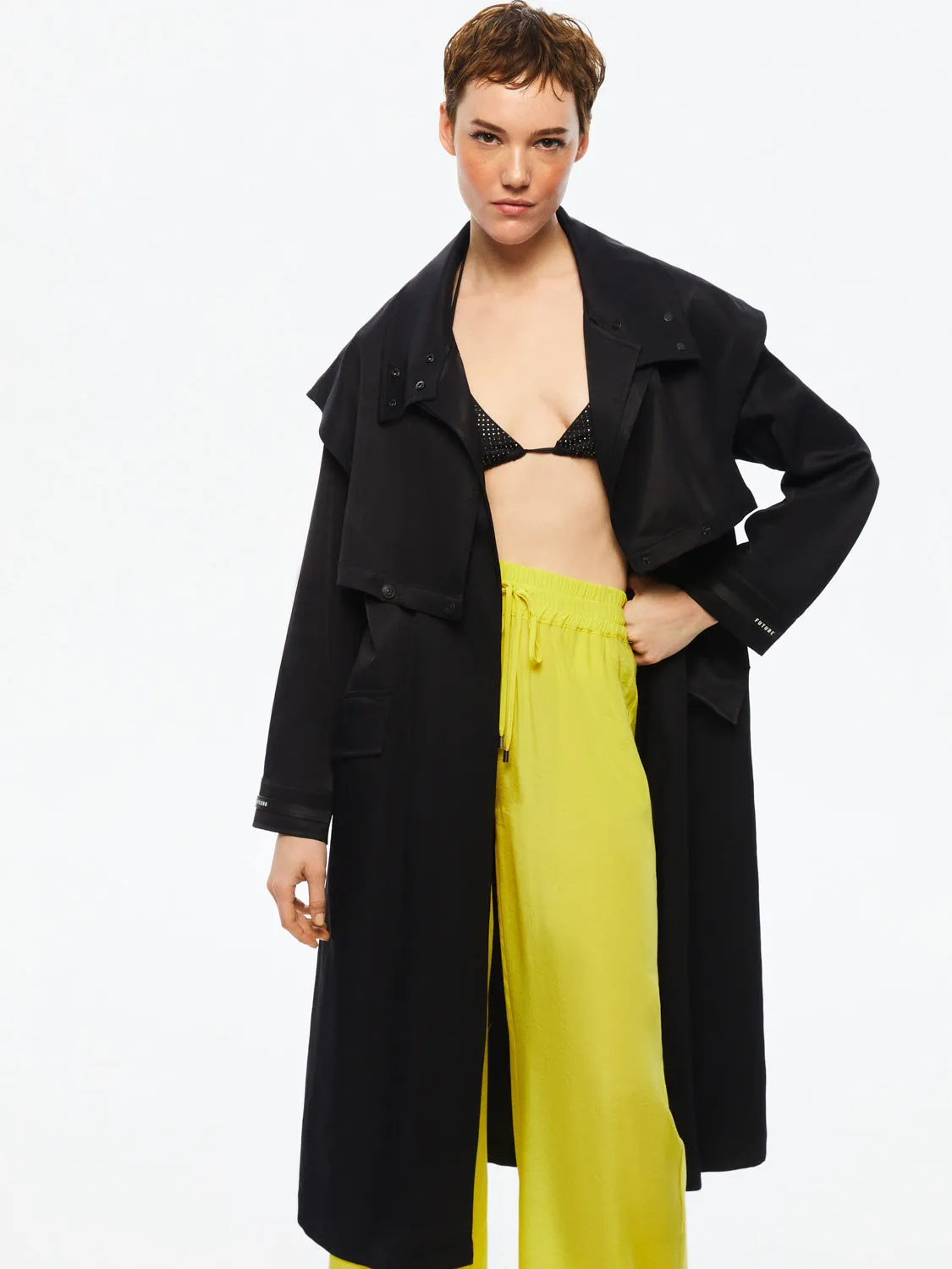Double-Breasted Trench Coat