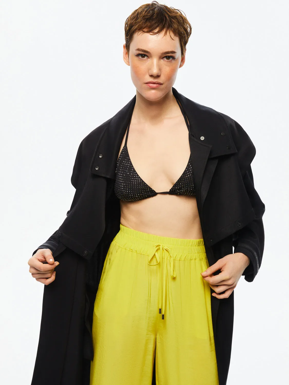 Double-Breasted Trench Coat