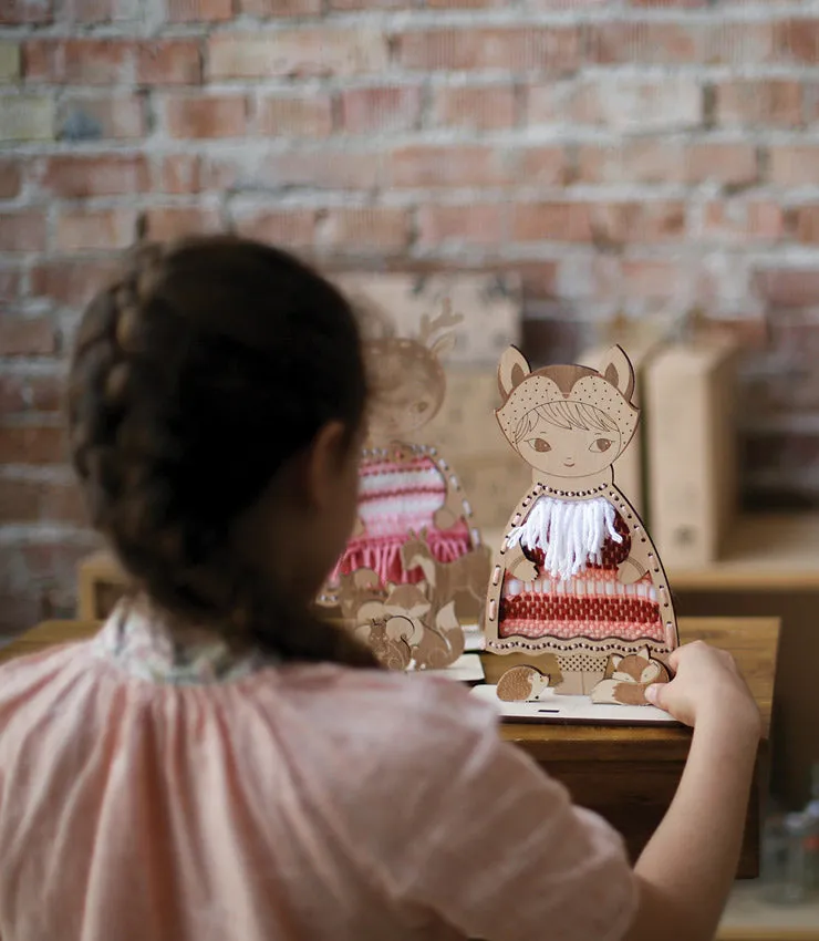 Dress-Up Doll Weaving Kit - Fox