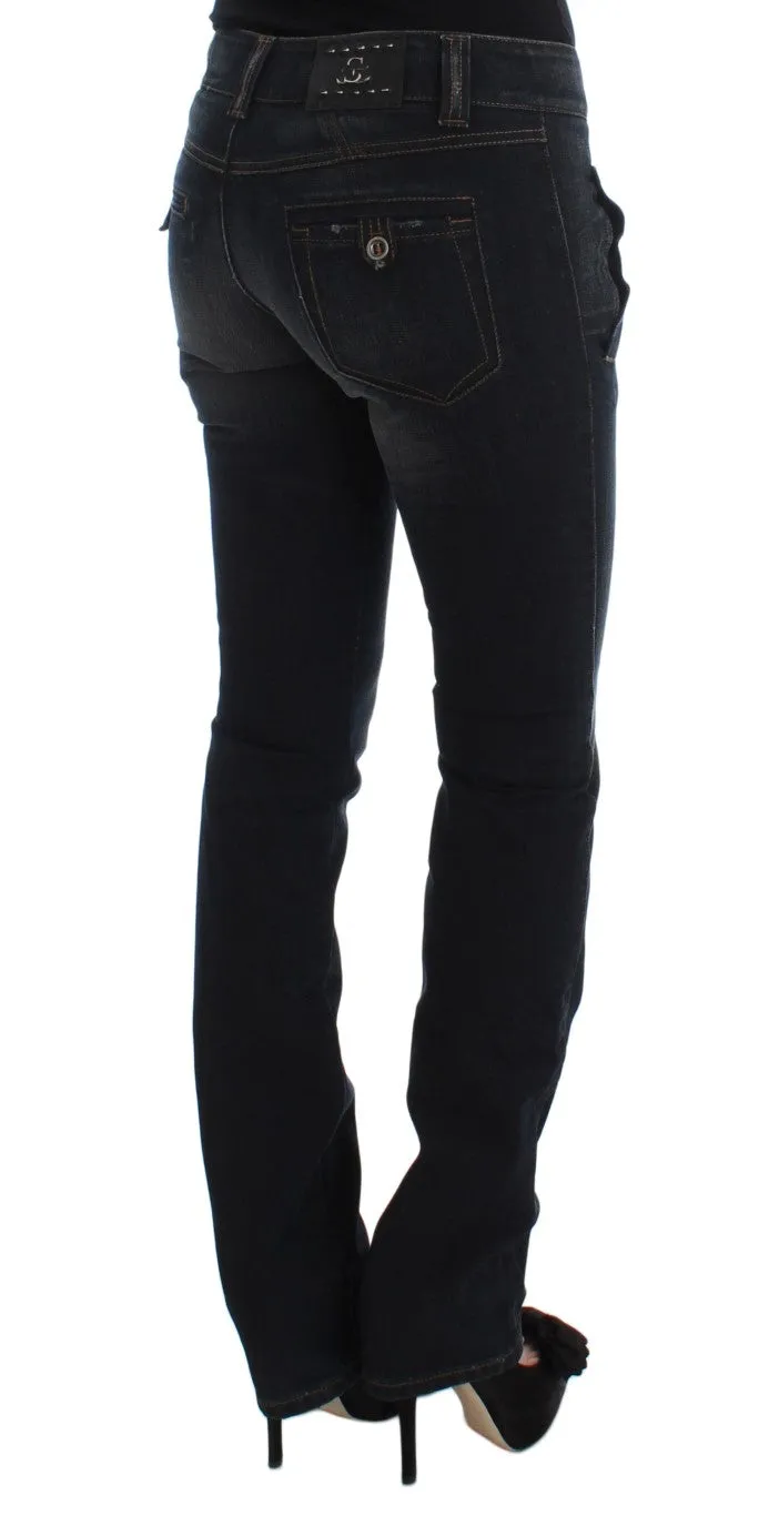 Ermanno Scervino  Wash Cotton Slim Fit Women's Jeans