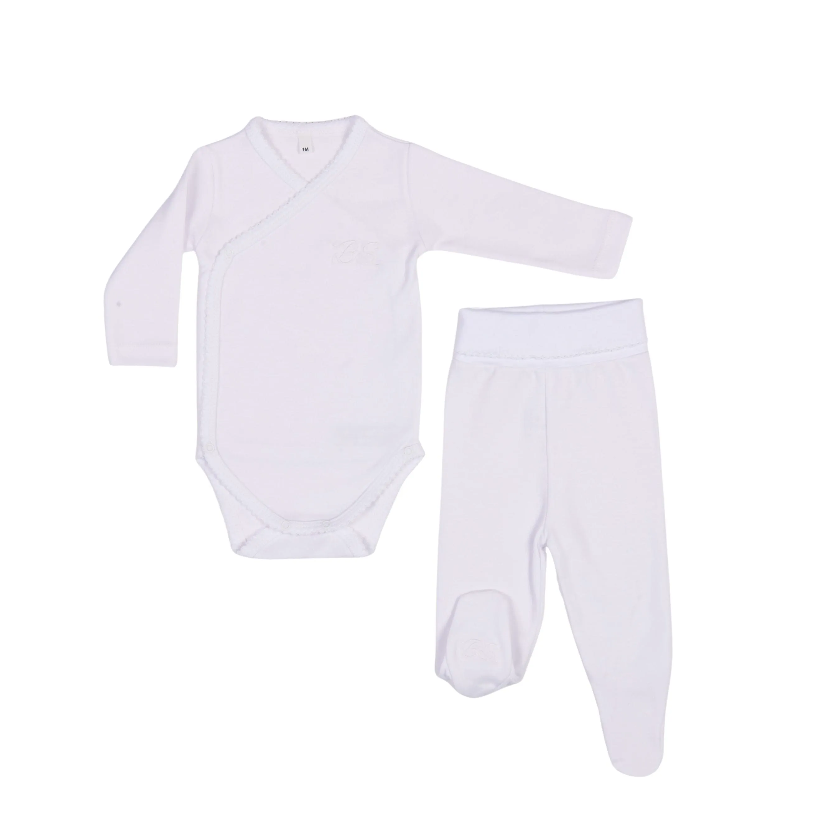 Essentials | Baby White Cardigan & Leggings Set (5) Babykids_Bebe-Sweeny
