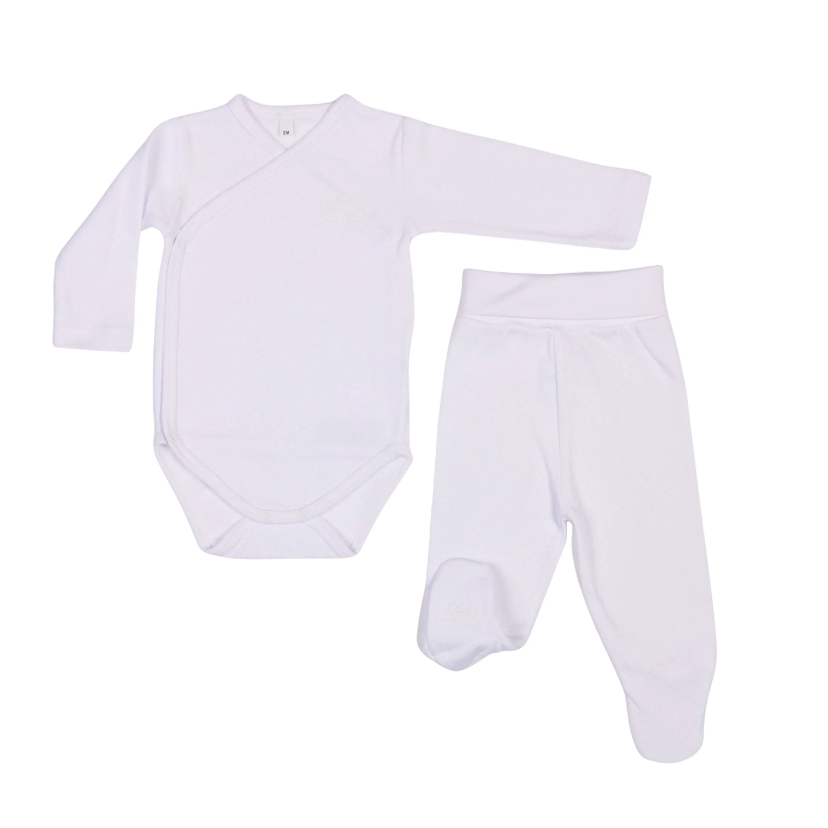 Essentials | Baby White Cardigan & Leggings Set (5) Babykids_Bebe-Sweeny