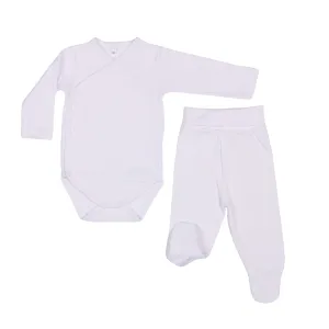 Essentials | Baby White Cardigan & Leggings Set (5) Babykids_Bebe-Sweeny