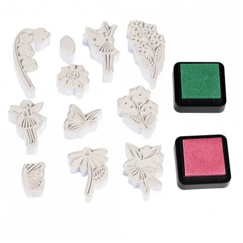Fairies In The Garden Set of Mini Stamps