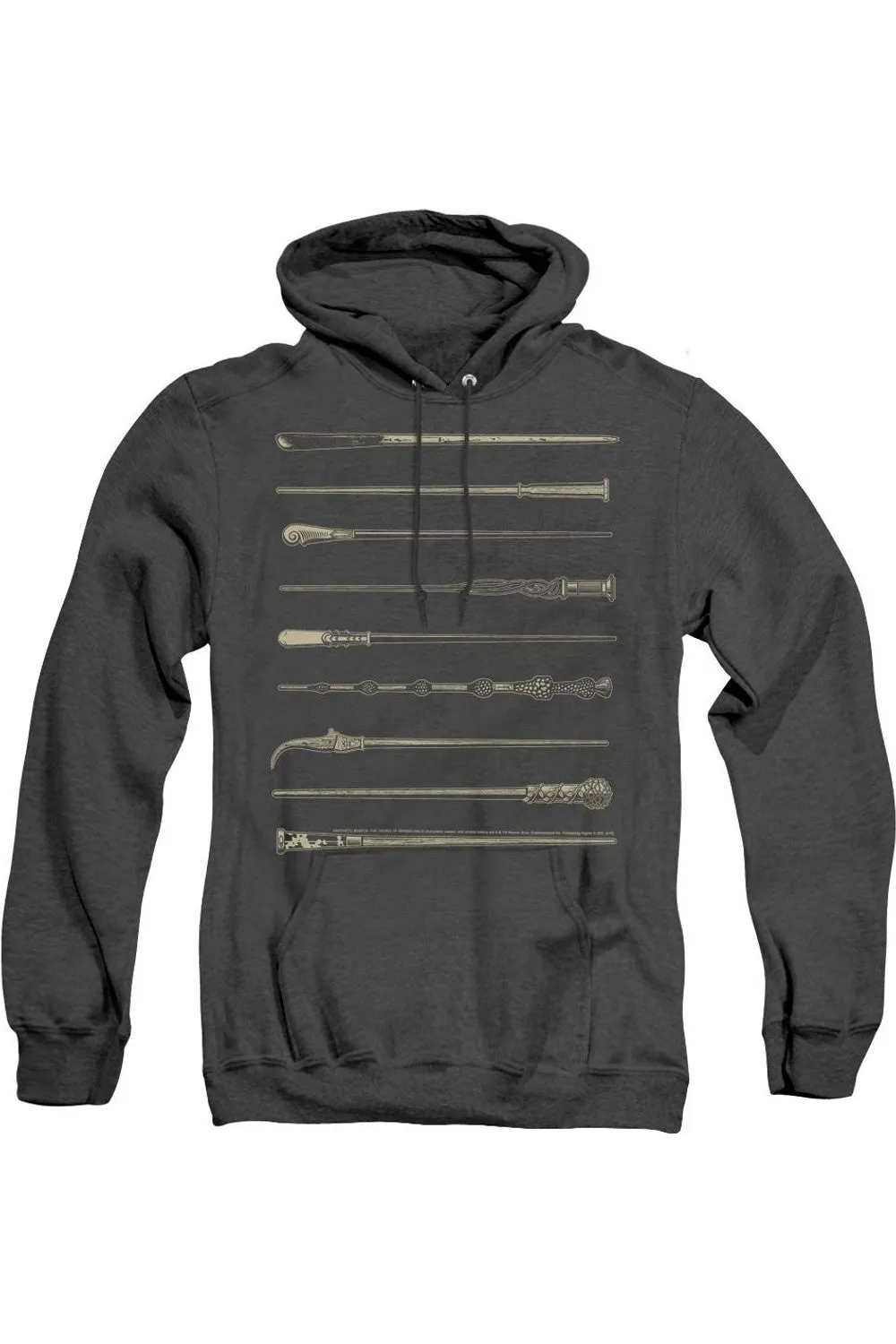 Fantastic Beasts 2 Wands Adult Heather Hoodie / Hooded Sweatshirt