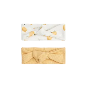 FIRSTS Lemon and Canary Headbands (Pack of 2)
