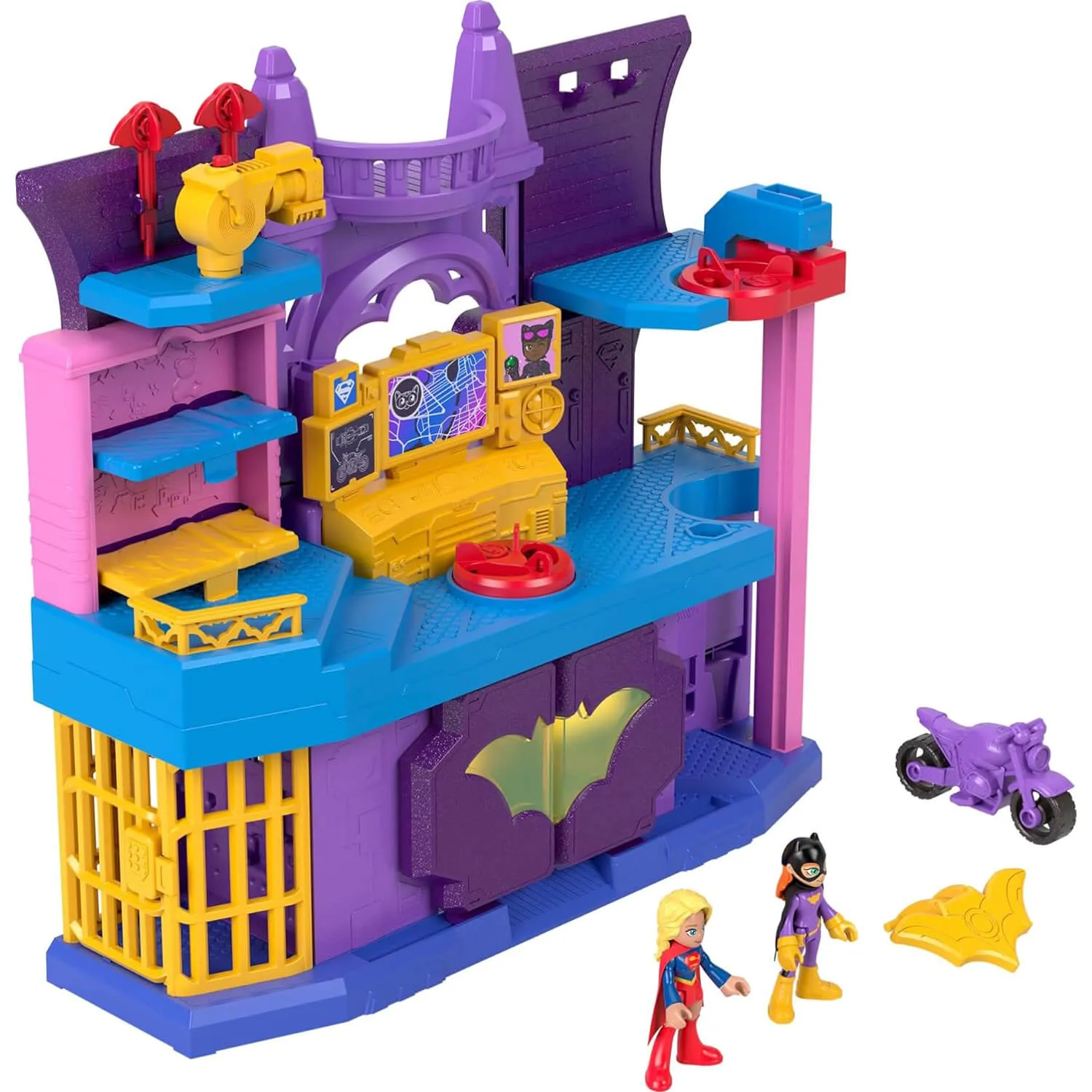Fisher-Price Toys Imaginext DC Super Friends Batgirl Hero Hideout Playset