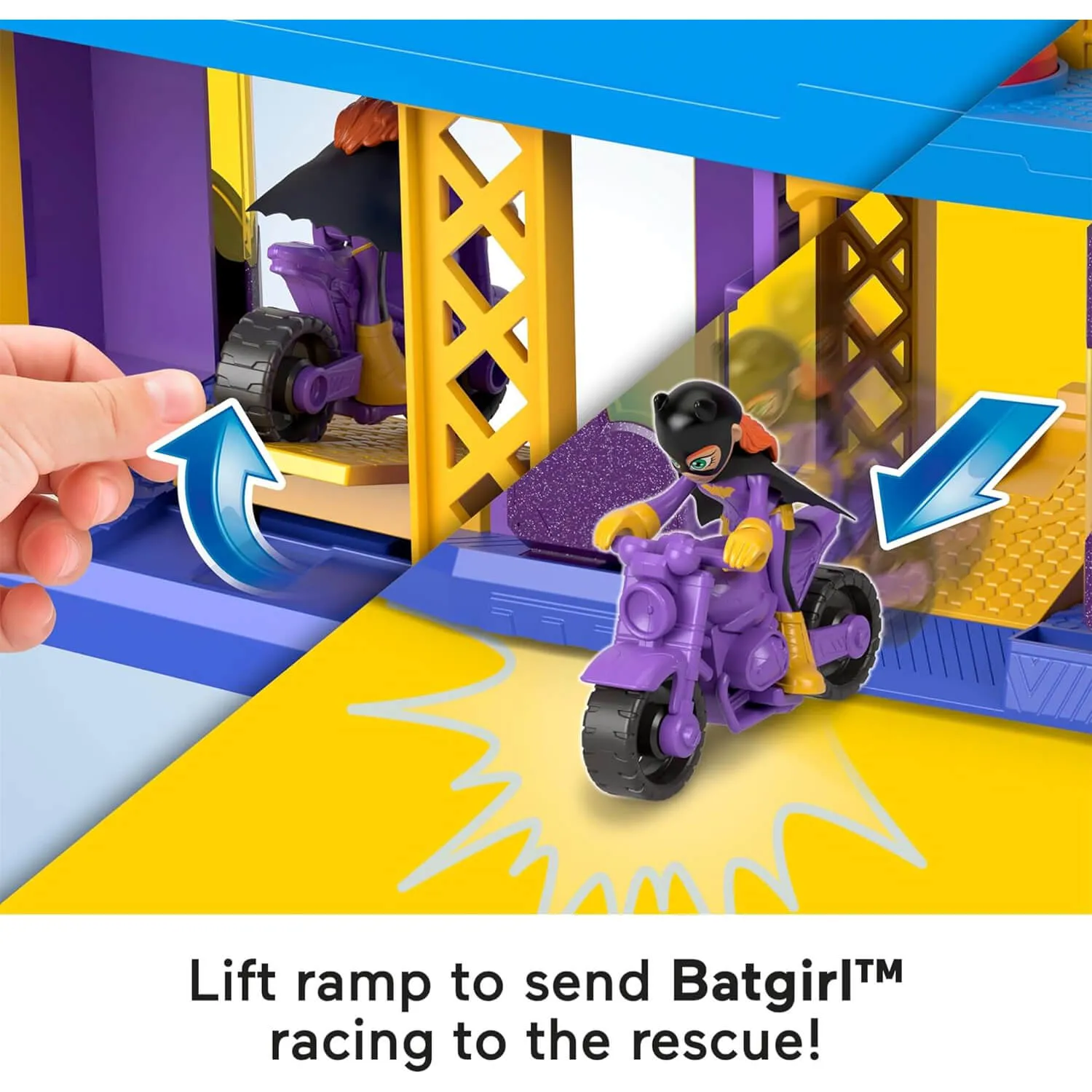 Fisher-Price Toys Imaginext DC Super Friends Batgirl Hero Hideout Playset