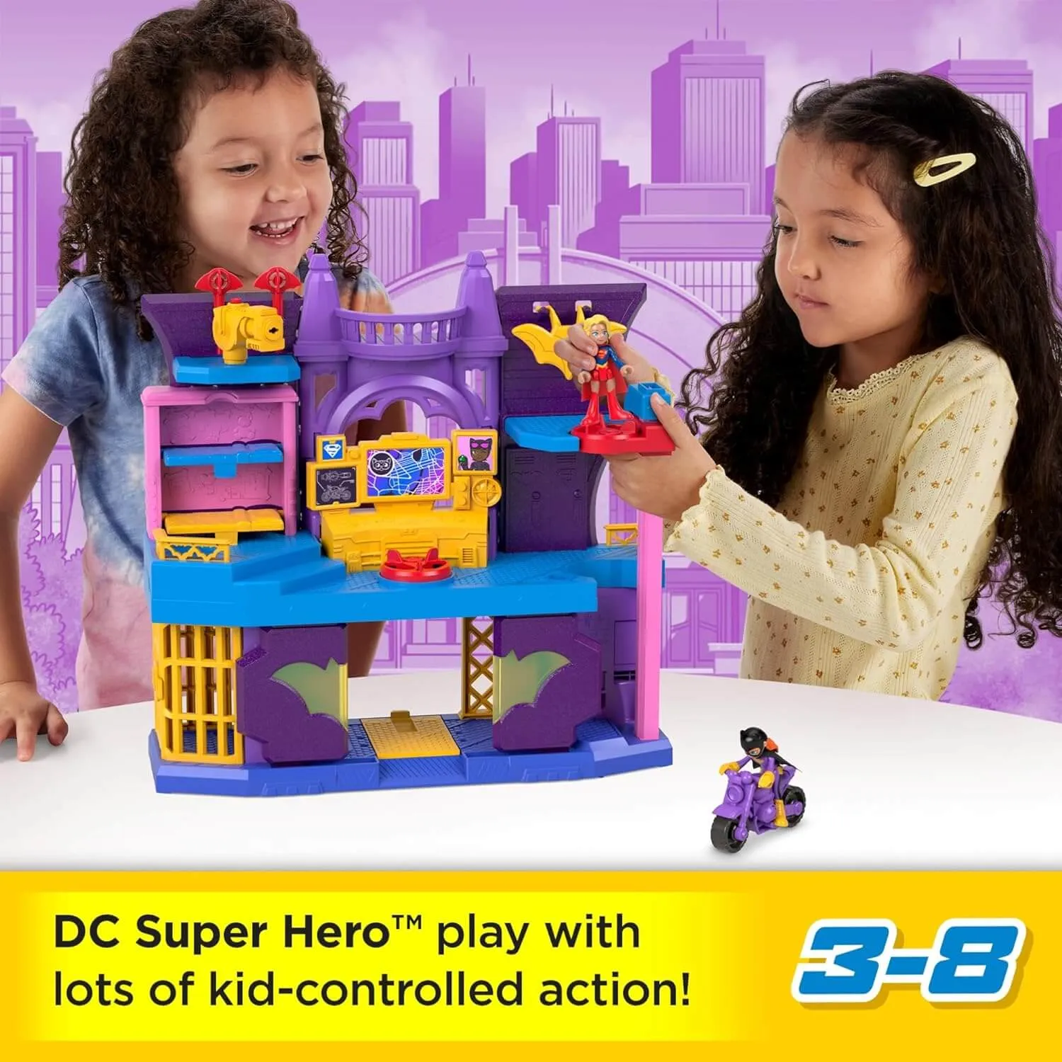 Fisher-Price Toys Imaginext DC Super Friends Batgirl Hero Hideout Playset